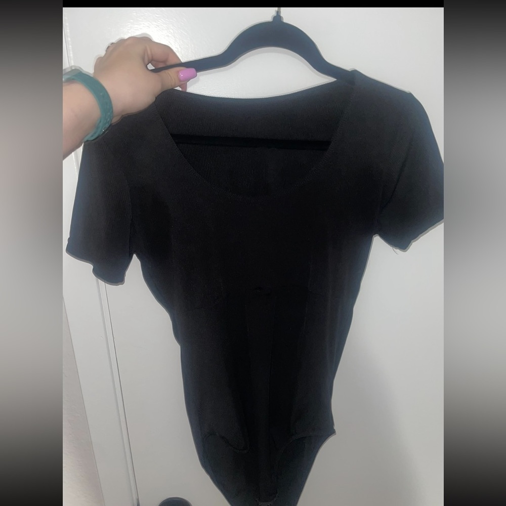 Black body suit in Medium
